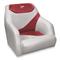 Wise Premium Deluxe Bucket Boat Seat, Marble/Dark Red