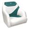 Wise Premium Deluxe Bucket Boat Seat, White/Hot Teal
