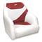 Wise Premium Deluxe Bucket Boat Seat, White/Red