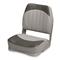 Wise Low - back Economy Fishing Boat Seat, Gray/Charcoal