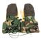 U.S. Military Surplus N4B Flyer's Mitts with Liner, New, Woodland