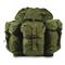 U.S. Military Surplus Medium ALICE Pack only, No Frame or Shoulder Straps, Used, Olive Drab