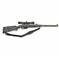 CVA® Electra .50 cal. Black Powder Rifle with Scope, Black / Stainless; Quake The Claw® Sling; Integrated scope mount; Fully adjustable DuraSight® fiber-optic sights