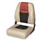 Wise Blast-Off Series High Back Folding Boat Seat, Mushroom / Black / Red