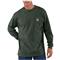 Carhartt Men's Workwear Long-Sleeve Pocket T-Shirt, Olive