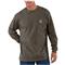 Carhartt Men's Workwear Long-Sleeve Pocket T-Shirt, Walnut