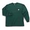 Carhartt Men's Workwear Long-Sleeve Pocket T-Shirt, Hunter Green