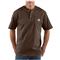 Men's Carhartt® Workwear Short-sleeve Pocket Henley, Dark Brown
