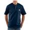Men's Carhartt® Workwear Short-sleeve Pocket Henley, Navy