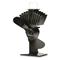 Caframo Ecofan AirMax Heat-Powered Wood Stove Fan, Black