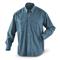 Guide Gear Men's Cotton Chamois Shirt, Medium Blue