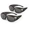 2-Prs. of Outfitters Overtop Polycarbonate Glasses, Smoke