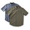 2 Canyon Guide® Short-sleeved Twill Shirts, Black / Brown