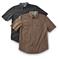 2 Canyon Guide® Short-sleeved Twill Shirts, Gray / Moss