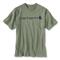 Carhartt Men's Short Sleeve Logo Shirt, Botanical Green
