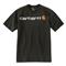Carhartt Men's Short Sleeve Logo Shirt, Black
