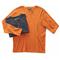 2-Pk. North Creek Traders® Long-sleeve Henleys, Navy / Orange