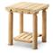 CASTLECREEK Cedar Log Side Table