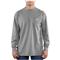 Men's Carhartt® Force Flame-resistant Long-sleeve Cotton T-shirt, Light Grey