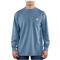 Men's Carhartt® Force Flame-resistant Long-sleeve Cotton T-shirt, Medium Blue
