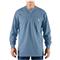 Men's Carhartt® Force Flame-resistant Long-sleeve Cotton Work Henley, Medium Blue