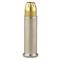 Loaded with a unique brass jacketed hollow point bullet for big expansion and deep penetration
