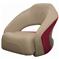 Wise® Premier Pontoon Bucket Seat with Flip-up Bolster, Color E - Mocha Java Punch / Dark Red / Rock Salt