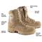 HQ ISSUE Men's Waterproof 8" Side Zip Desert Boots