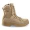 HQ ISSUE Men's Waterproof 8" Side Zip Desert Boots, Desert