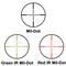 Green / Red Illuminated Mil-dot Reticle