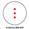 3.5 MOA Red Dot Reticle