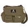 Fox Tactical™ Retro Messenger Bag, Olive Drab-Jolly Roger