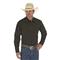 Wrangler Sport Western Snap Long-sleeved Shirt, Black