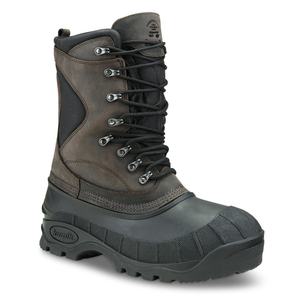 Kamik Men's Cody Waterproof Winter Boots, Dark Brown