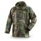 New U.S. Military Surplus Waterproof Rain Parka, Woodland Camo