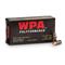 Wolf WPA Polyformance, 9mm, FMJ, 115 Grain, 50 Rounds