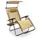 Bliss Gravity Free Canopy Recliner, Sand