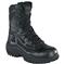 Women's Reebok® Composite Toe 8 inch Side Zip Stealth Boots, Black
