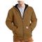 Carhartt Rain Defender Rutland Thermal-lined Hooded Zip-front Sweatshirt, Carhartt Brown