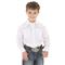 Wrangler Boys Long-sleeved Dress Western Solid Snap Shirt, White