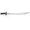 Broad Sword, 37 inch Overall, Black