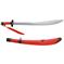 Broad Sword, 37 inch Overall, Red