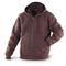Guide Gear Bonded Thermal Sherpa Hooded Zip Sweatshirt, Brown
