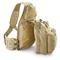 Red Rock Recon Sling Bag with Detachable Pouch, Coyote Tan