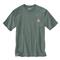Carhartt Men's Workwear Short-sleeve Pocket Shirt, Sea Pine Heather