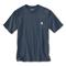 Carhartt K87 Workwear Pocket T-shirt, Deep Ocean Heather
