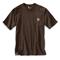 Carhartt Men's Workwear Short-sleeve Pocket Shirt, Dark Brown