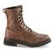 Guide Gear Men's Round Toe Kiltie Leather Work Boots, Brown