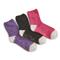 Guide Gear Women's Cozy Gripper Socks, 3 Pairs, Multi Solid