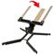 For competition, remove the lock pin and the target falls when shot